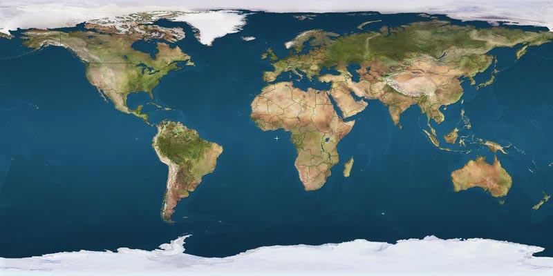 Map of the world